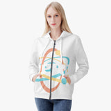 Women's ANERDIAM Silhouette Full Zip Up Hoodie