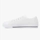 ANERDIAM Classic Low-Top Canvas Shoes - White/Black