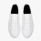 ANERDIAM Classic Low-Top Canvas Shoes - White/Black