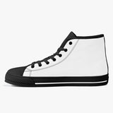 ANERDIAM Classic High-Top Canvas Shoes - White/Black