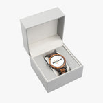 Men's ANERDIAM Contrast Wooden Watch with Citizen movement