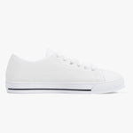 ANERDIAM Classic Low-Top Canvas Shoes - White/Black