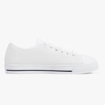 ANERDIAM Classic Low-Top Canvas Shoes - White/Black