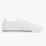 ANERDIAM Classic Low-Top Canvas Shoes - White/Black