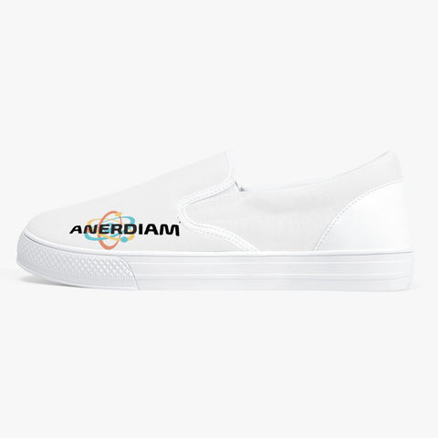 ANERDIAM Classic Slip-On Canvas Shoes - White