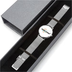 ANERDIAM Ultra-thin Stainless Steel Quartz Watch with Citizen movement