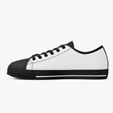 ANERDIAM Classic Low-Top Canvas Shoes - White/Black