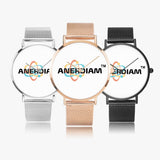 ANERDIAM Ultra-thin Stainless Steel Quartz Watch with Citizen movement