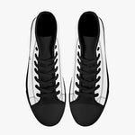 ANERDIAM Classic High-Top Canvas Shoes - White/Black