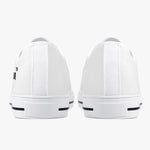 ANERDIAM Classic Low-Top Canvas Shoes - White/Black