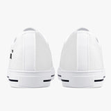 ANERDIAM Classic Low-Top Canvas Shoes - White/Black