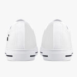 ANERDIAM Classic Low-Top Canvas Shoes - White/Black