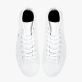 ANERDIAM Classic High-Top Canvas Shoes - White/Black