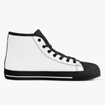 ANERDIAM Classic High-Top Canvas Shoes - White/Black