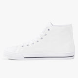 ANERDIAM Classic High-Top Canvas Shoes - White/Black