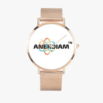 ANERDIAM Ultra-thin Stainless Steel Quartz Watch with Citizen movement