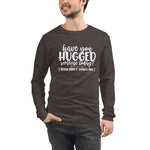 Hugged Dark Unisex Long Sleeve Tee