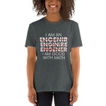 Engineer Good at Math -white lettering-- Short-Sleeve Unisex T-Shirt