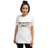 White Dice Short-Sleeve Soft Unisex T-Shirt