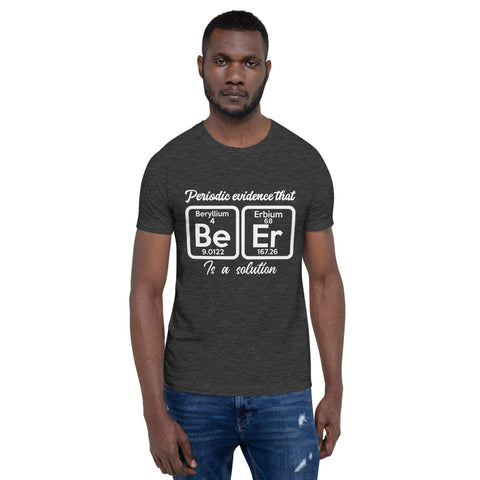 BeEr is a solution- Short-Sleeve Unisex T-Shirt