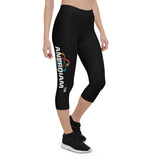 ANERDIAM Black Capri Leggings