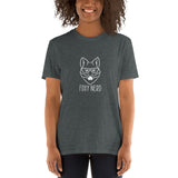 Foxy Nerd Dark Short-Sleeve Unisex T-Shirt