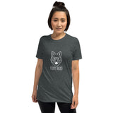 Foxy Nerd Dark Short-Sleeve Unisex T-Shirt