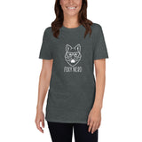 Foxy Nerd Dark Short-Sleeve Unisex T-Shirt