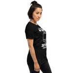 A Day without my computer -- Soft Short-Sleeve Unisex T-Shirt-- ladies