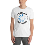 Lazy Buffering Soft White Short-Sleeve Unisex T-Shirt