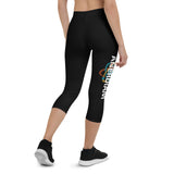 ANERDIAM Black Capri Leggings