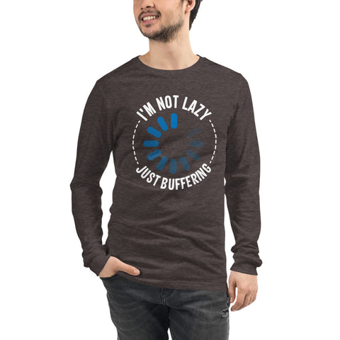 Lazy Buffering Unisex Long Sleeve Tee