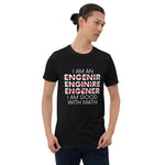 Engineer Good at Math -white lettering-- Short-Sleeve Unisex T-Shirt