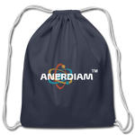 ANERDIAM Cotton Drawstring Bag - navy