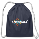 ANERDIAM Cotton Drawstring Bag - navy