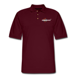 Men's ANERDIAM Pique Polo Shirt - burgundy