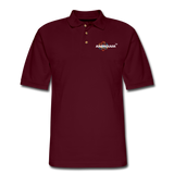 Men's ANERDIAM Pique Polo Shirt - burgundy