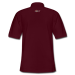 Men's ANERDIAM Pique Polo Shirt - burgundy