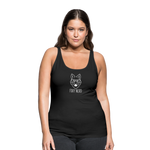 Foxy Nerd Women’s Dark Premium Spread Tank Top - black