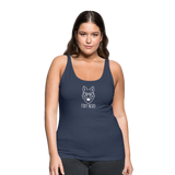 Foxy Nerd Women’s Dark Premium Spread Tank Top - navy