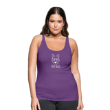 Foxy Nerd Women’s Dark Premium Spread Tank Top - purple