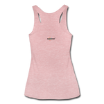 Foxy Nerd Women’s Tri-Blend Racerback Tank - heather dusty rose