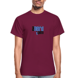 ANERDIAM STACKED Ultra Cotton Adult T-Shirt - burgundy