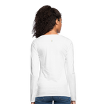 ANERDIAM Stacked - Women's Premium Long Sleeve T-Shirt - white