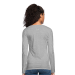 ANERDIAM Stacked - Women's Premium Long Sleeve T-Shirt - heather gray