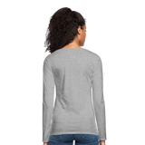 ANERDIAM Stacked - Women's Premium Long Sleeve T-Shirt - heather gray