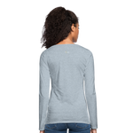 ANERDIAM Stacked - Women's Premium Long Sleeve T-Shirt - heather ice blue