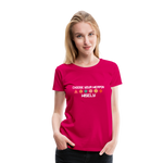 Dice - Women’s Premium T-Shirt - dark pink