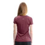 Dice - Women’s Premium T-Shirt - heather burgundy