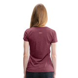 Dice - Women’s Premium T-Shirt - heather burgundy